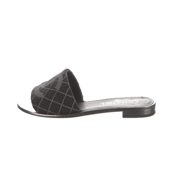 Chanel sandals with beaded accent- gently used - Picture 3 of 4